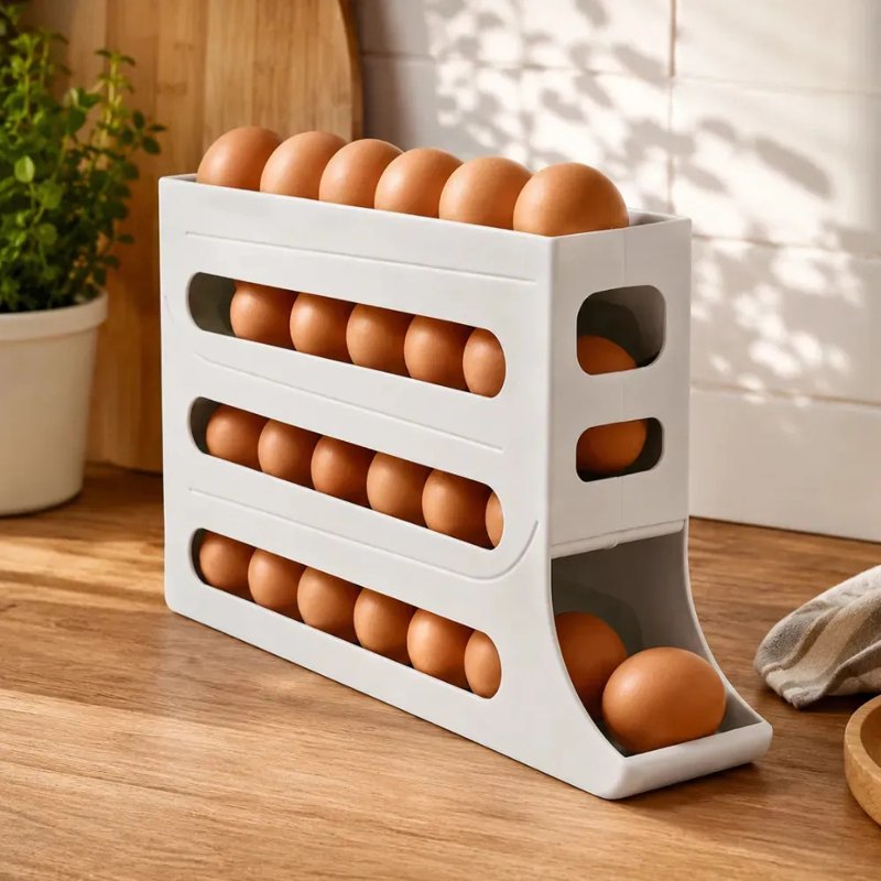 Organizador de ovos vertical, brinde da compra